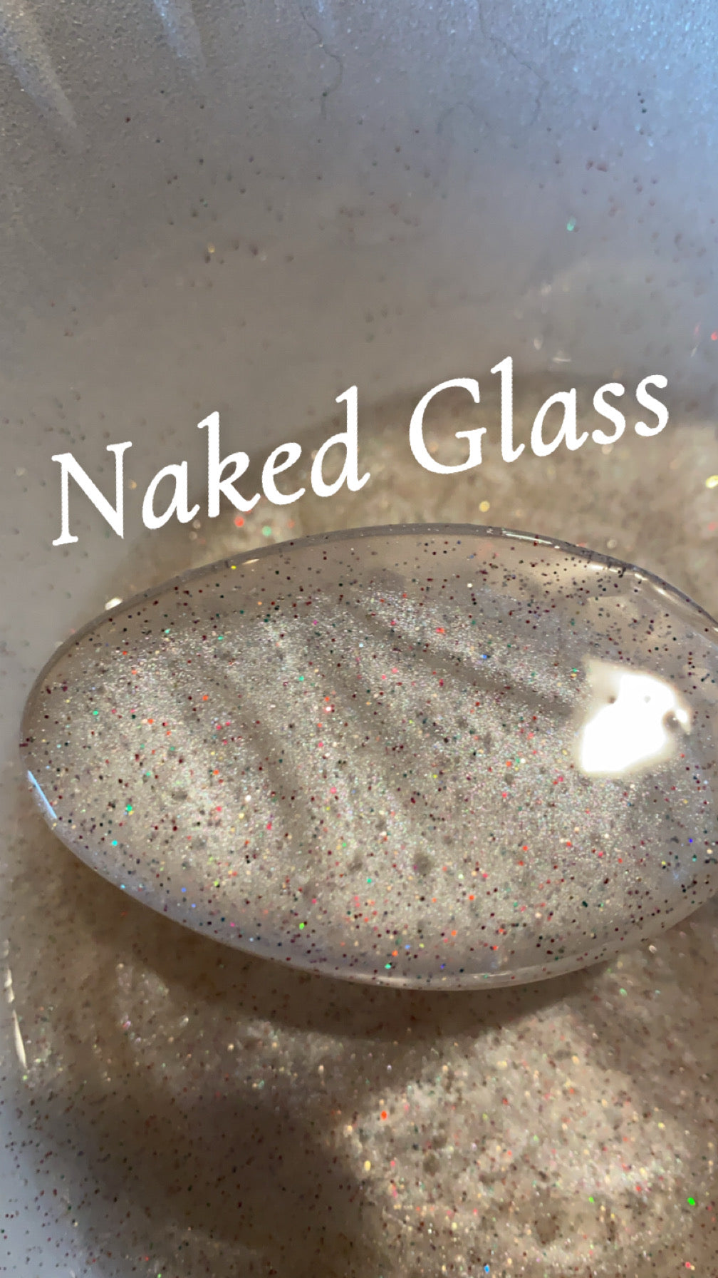 Naked Glass (clear with glitter lipgloss ) Flavors pinapple or coconut